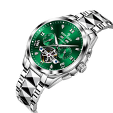 Affordable Green Day Date Dial Automatic Watches - Reef Tiger RGA8235 Constant motion