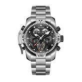 Reef Tige Spider RGA3532-S Fashion Men's Stainless Steel Strap Automatic Mechanical Watch, Unique Multifunctional Men's Watch