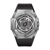 Luxury Mens Unique Automatic Watches - Reef Tiger Black Shark Hexagon RGA6908 Black Dial Automatic Mechanical Watch