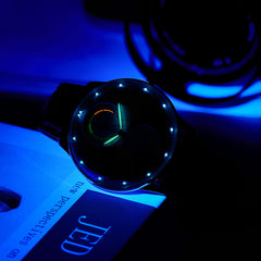 42mm Blue Dial & Rose Gold Case Men Automatic Mechanical Dress Watch for Men - REEF TIGER RGA82B0-3 Business Casual Watch