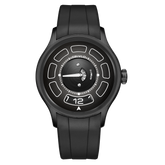 OBLVLO BLM-UFO - Cool Unique Black PVD 41mm Modern Display Design Hands Automatic Mechanical Watch