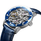 Best Affordable OBLVLO IM SK TB Skeleton Tourbillon Mechanical Watches for Men - Business Luxury Automatic Wristwatches