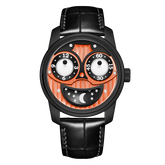 OBLVLO JM Joker Cool Unique Automatic Mechanical Watches For Men and Women - Rubber/Leather Strap Waterproof Watches