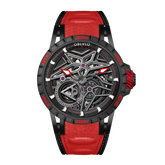 OBLVLO LMQ Cool Mens Luxury Automatic Skeleton Watches - Miyota 82s5 Automatic Mechanical Waterproof Watch