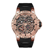 Best Affordable OBLVLO LMQ Luxury Automatic Rose Gold Skeleton Watch - Automatic Mechanical Waterproof Watches