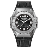 Reef Tiger RGA6903 Mens Black Dial Sport Automatic Watches - 200m Waterproof Dive Wristwatch
