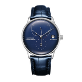 High quality Luxury Men's Blue Dial Automatic Mechanical Waterproof Business Watch - REEF TIGER Seattle Navy 2 Dress Wristwatch