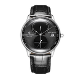 Affordable Luxury 42mm Black Dial & Classics Stainless Steel Case Dress Automatic Watches - Reef Tiger Seattle Navy 1 RGA82B0