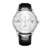 Reef Tiger RGA82B0 Men Classics White & Multifunction Classics  Sub-dial Dress Automatic Mechanical Watch