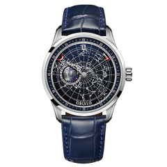 OBLVLO GC-SW Luxury Vintage Constellation Automatic Dress Watches For Men