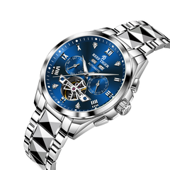 Vintage Blue Day Date Automatic Watches For Sale - Reef Tiger RGA8235 Constant Motion