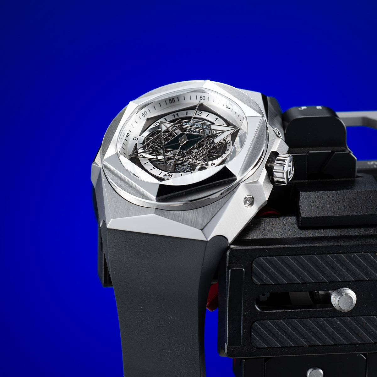 Luxury Mens Unique Automatic Watches - Reef Tiger Black Shark Hexagon RGA6908 Black Dial Automatic Mechanical Watch
