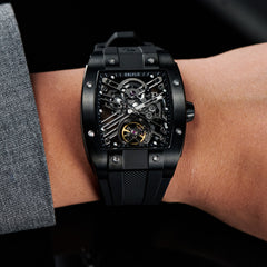 OBLVLO EM-ST Luxury Skeleton Automatic Watch - Best Cool Watches for Men