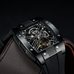 OBLVLO EM-ST Luxury Skeleton Automatic Watch - Best Cool Watches for Men