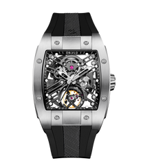 OBLVLO EM-ST Mens Affordable Cool Luxury Skeleton Mechanical Automatic Watches