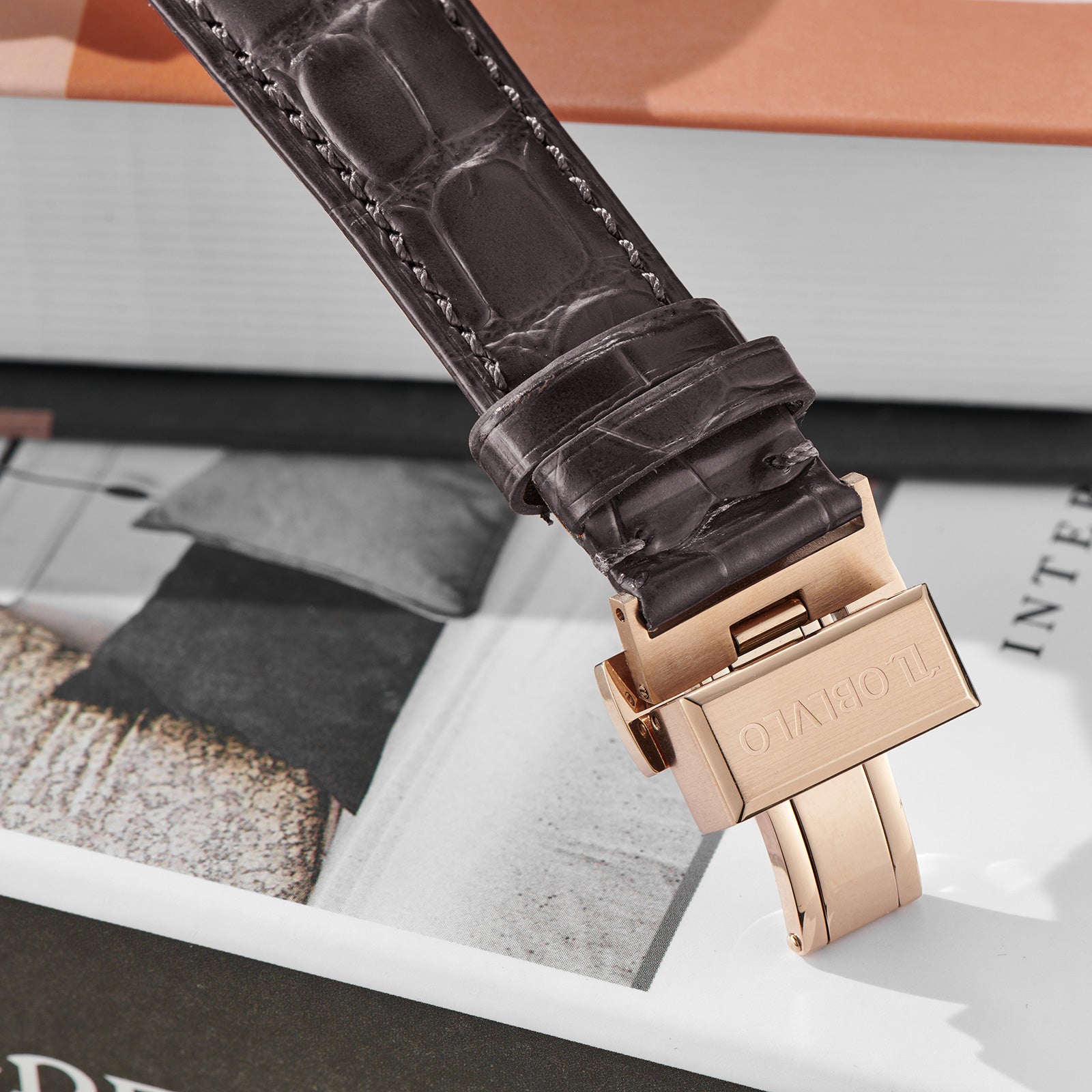 Luxury Classic OBLVLO GC-SW Constellation Automatic Rose Gold Watches For Men