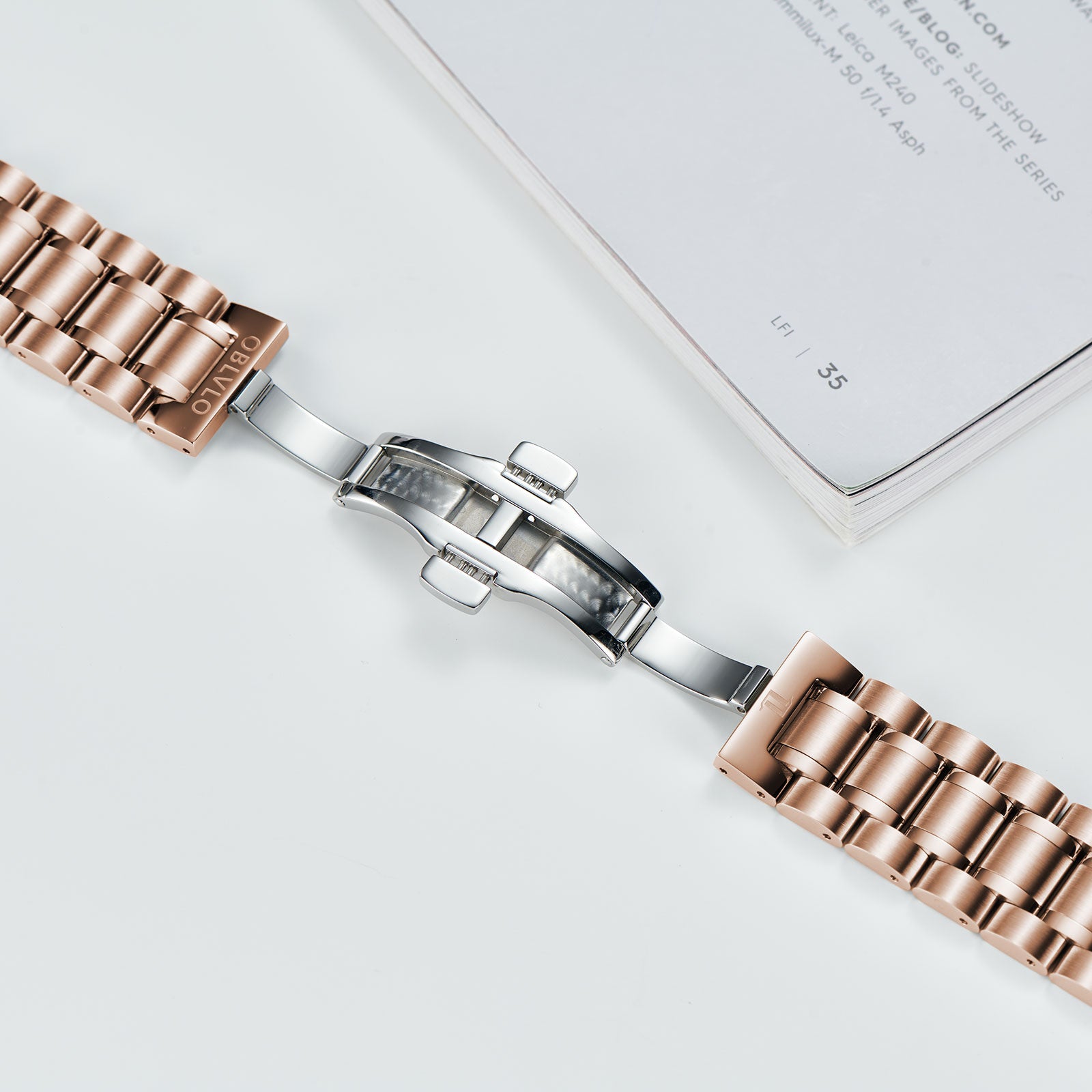 Luxury Classic OBLVLO GC-SW Constellation Automatic Rose Gold Watches For Men