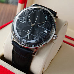 Affordable Luxury 42mm Black Dial & Classics Stainless Steel Case Dress Automatic Watches - Reef Tiger Seattle Navy 1 RGA82B0