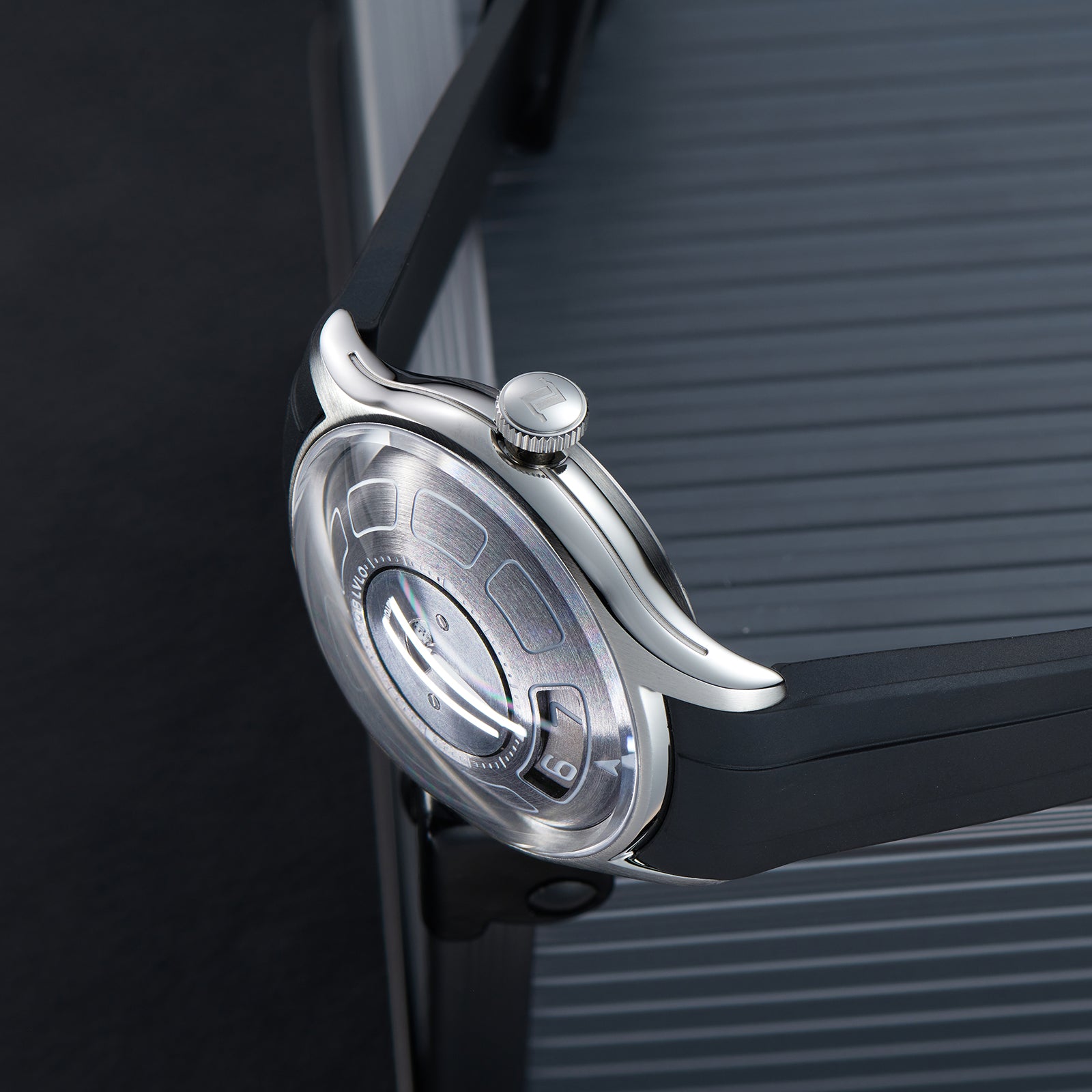 Cool Modern Display Design Watches - Unique OBLVLO BLM-UFO UFO-Shaped with Luminous Dial Automatic Watch