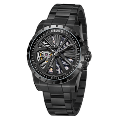 Discover OBLVLO RMS-U Affordable Automatic Military Steel Watches For Men